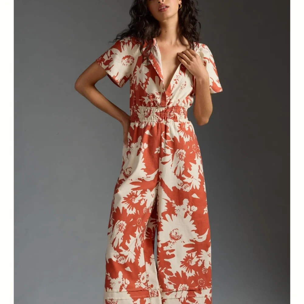 Anthropologie The Somerset Jumpsuit SZ  XS - Picture 2 of 4